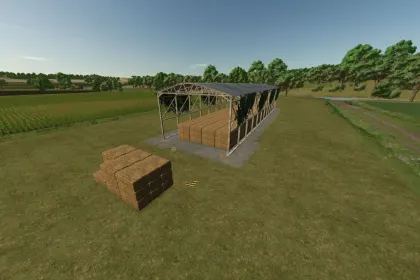 Склад для тюків Bale Storage для Farming Simulator 25