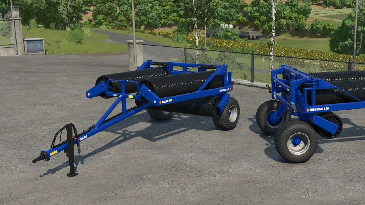 Efektywny Walec Dalbo MiniMax 830 — Szybkie Zagęszczanie Gleby w FS25