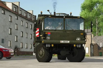 Тактична вантажівка MAN KAT1 (8x8/6x6) Boat and Pontoon Transport System для Farming Simulator 25