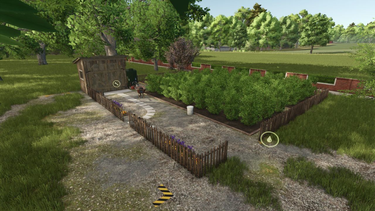 Efektywny Garden Plot / Garden Plot Berries — Mini-farma Warzyw i Jagód dla Farming Simulator 25