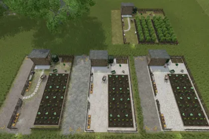 Ефективний Garden Plot / Garden Plot Berries — Міні-ферма Овочів та Ягід для Farming Simulator 25 — 3