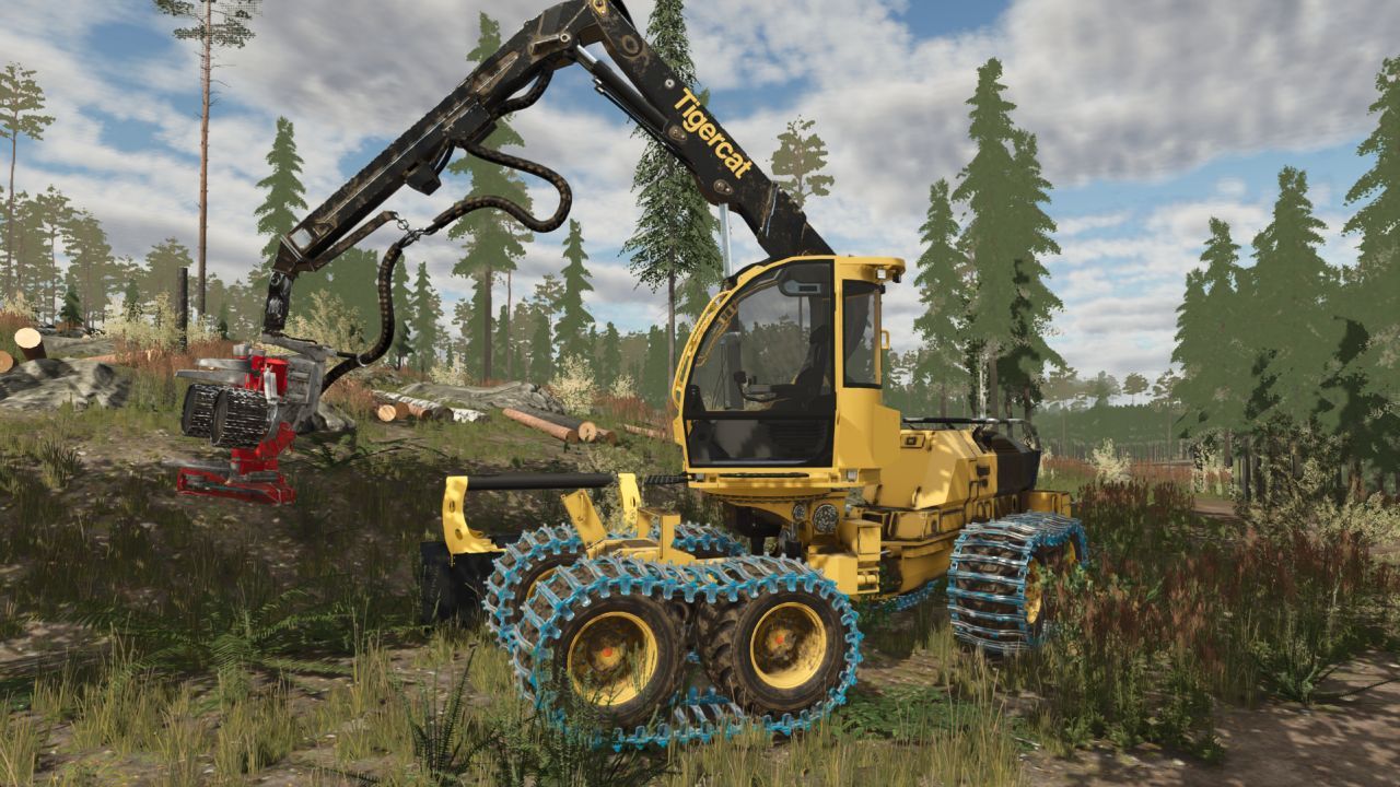 Трактор Tigercat 1165 для Farming Simulator 25
