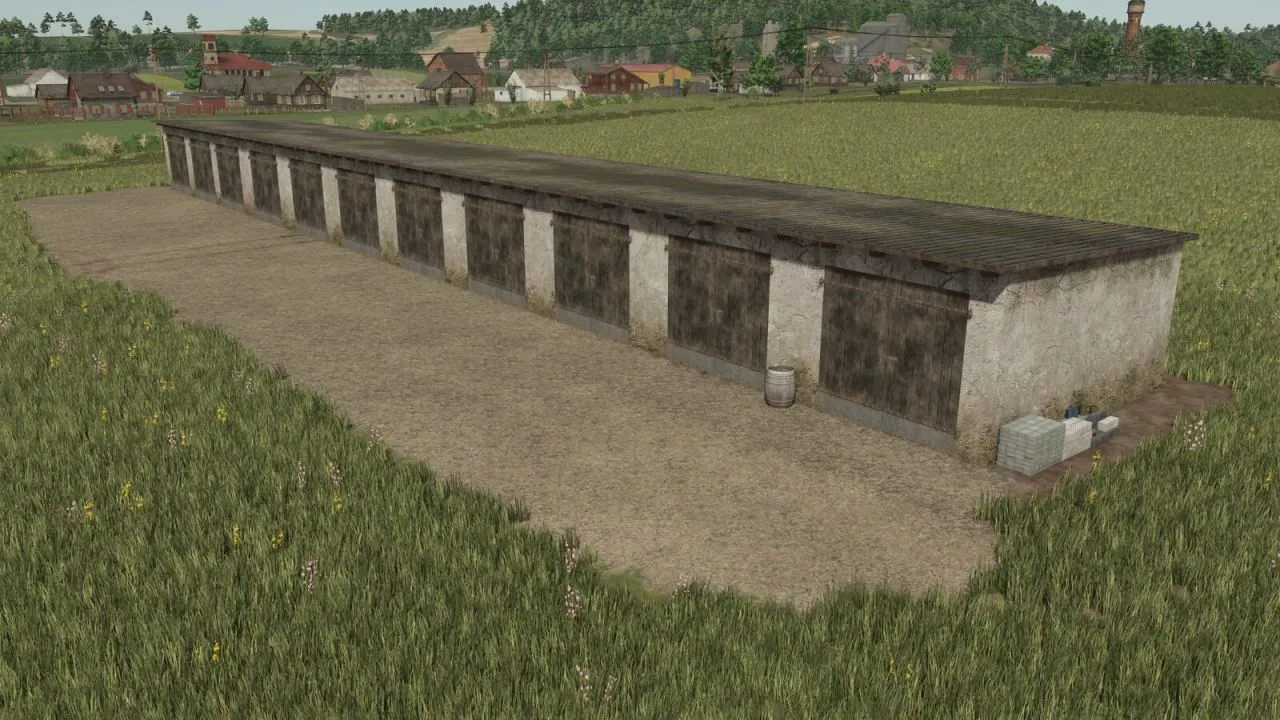 Новий Великий Гараж Big Garage PGR — Зручне Сховище Техніки у FS25