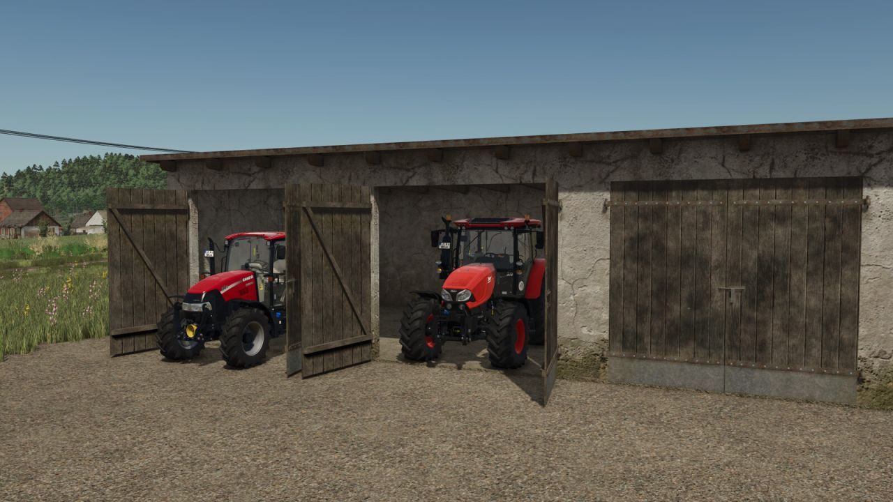 Новий Великий Гараж Big Garage PGR — Зручне Сховище Техніки у FS25 - Скріншоти