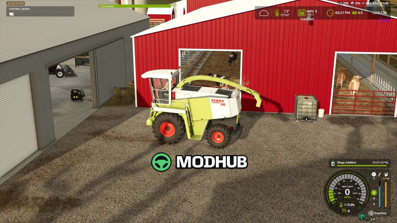 Керування Machine Drive Controls v1.0 для FS25