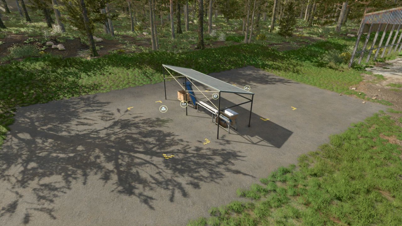 Ефективний Palletizer — Завод для Швидкого Пакування Врожаю на Піддони в FS25 - Скріншоти