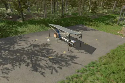 Ефективний Palletizer — Завод для Швидкого Пакування Врожаю на Піддони в FS25 — 2