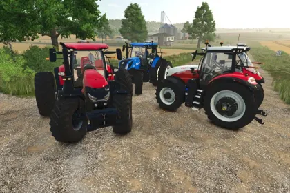 Трактор CNH/Steyr Medium Series US для Farming Simulator 25