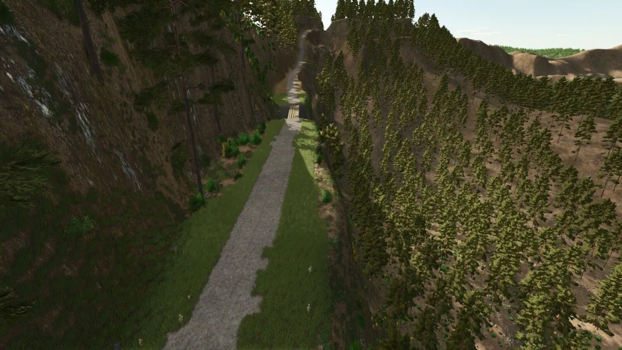 Екстремальна Карта Brown Pine Ridge для Farming Simulator 25 — Круті Схили та Лісозаготівля