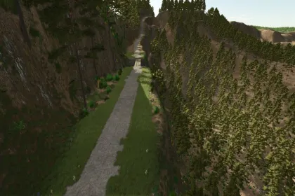 Екстремальна Карта Brown Pine Ridge для Farming Simulator 25 — Круті Схили та Лісозаготівля — 1