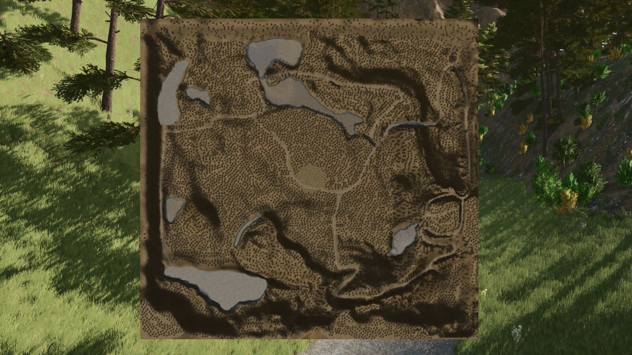 Екстремальна Карта Brown Pine Ridge для Farming Simulator 25 — Круті Схили та Лісозаготівля