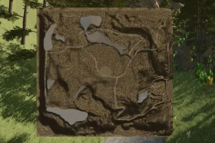 Екстремальна Карта Brown Pine Ridge для Farming Simulator 25 — Круті Схили та Лісозаготівля — 2