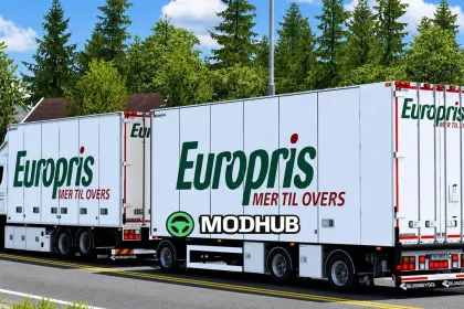 Bussbygg Chassis + Drawbar Trailer v1.6 для ETS2 — 4