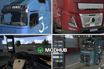 Aero-Addon Volvo FH 2022 Aero Addon v1.601 для ETS2