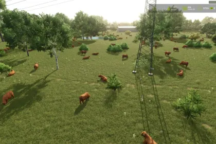 Efektywny More visual animals: Do 2500 Zwierząt w Zagrodzie dla Farming Simulator 25 — 2