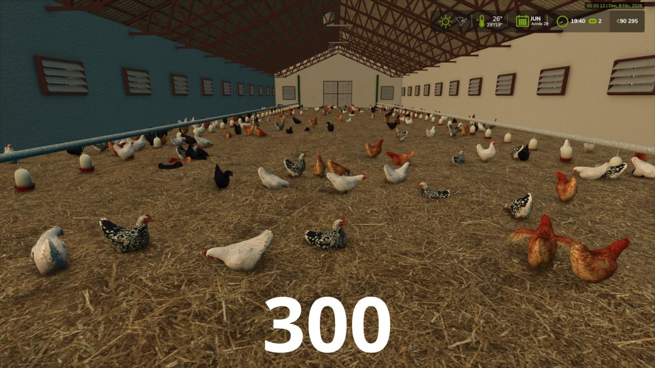 Efektywny More visual animals: Do 2500 Zwierząt w Zagrodzie dla Farming Simulator 25