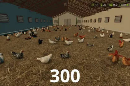 Efektywny More visual animals: Do 2500 Zwierząt w Zagrodzie dla Farming Simulator 25 — 5