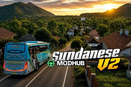 Карта Sundanese v2 Save profile 1.60 для ETS2