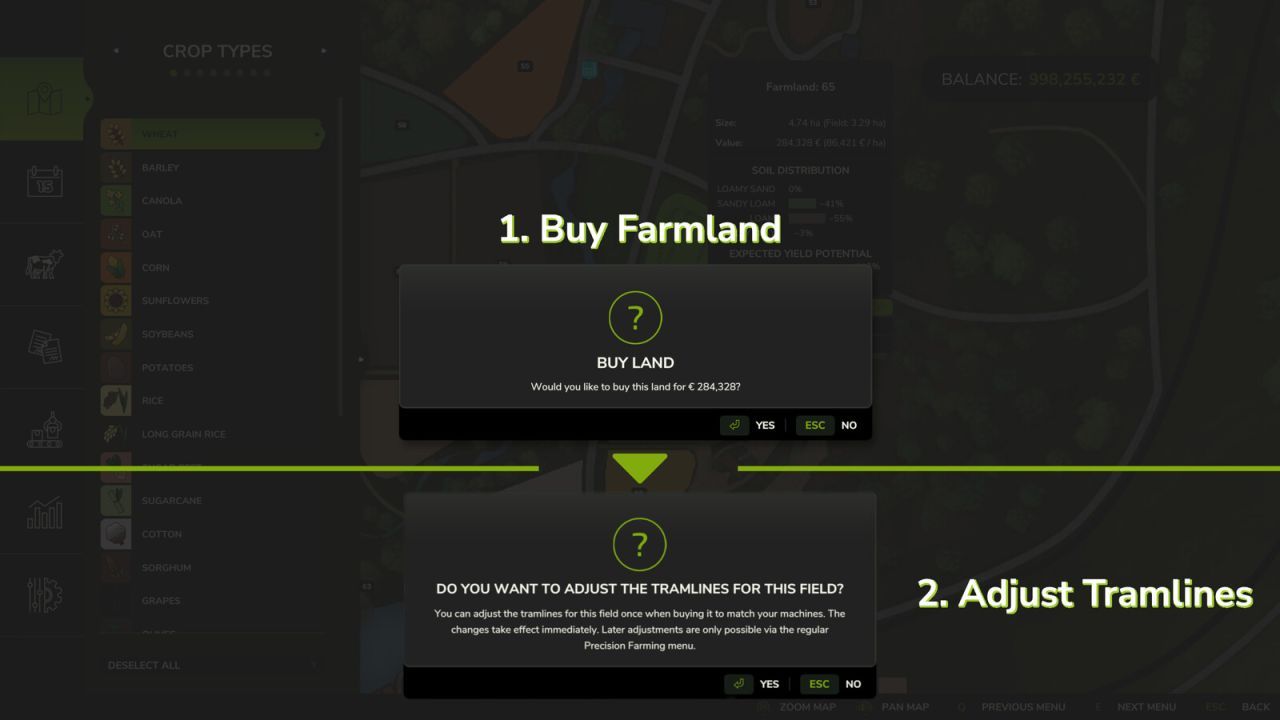 Ефективний Adjust Tramlines For Missions — Точне Налаштування Технологічних Колій для Місій у FS25