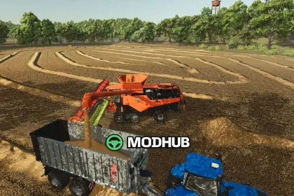 Комбайн Claas Lexion 8000 DF Industries Edition v1.0 для FS25