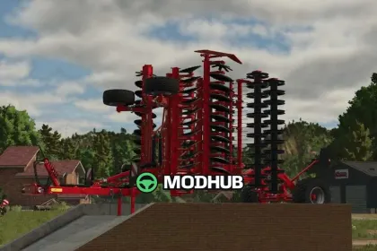 Дискова борона Kverneland Qualidisc Pro 6001T Rust Edition v1.6 для FS25
