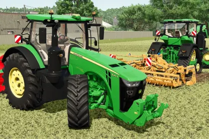 Powerful John Deere 8R Tractor Pack (2019/2022/8RX) for Farming Simulator 25 — 3