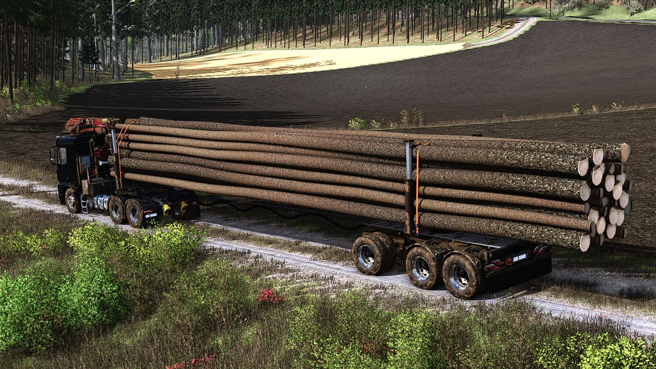 Lkw Holzanhänger Pack für Farming Simulator 25
