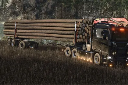 Lkw Holzanhänger Pack für Farming Simulator 25 — 3