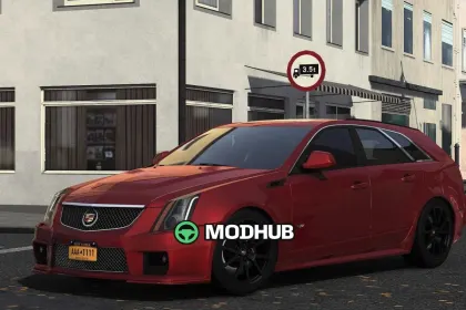Cadillac CTS-V Sport Wagon 2014 v1.1 for ETS2