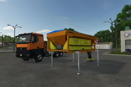 Розкидач солі для зимового сервісу Winter Service Salt Spreader для Farming Simulator 25