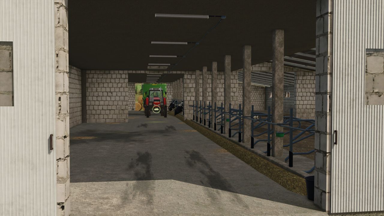 Автентичний Хлів Old Polish Cowbarn — Коровник на 70 Голів для FS25 - Скріншоти