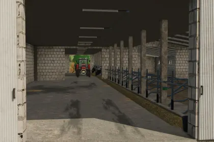 Authentischer Stall Old Polish Cowbarn — Kuhstall für 70 Köpfe für FS25 — 4