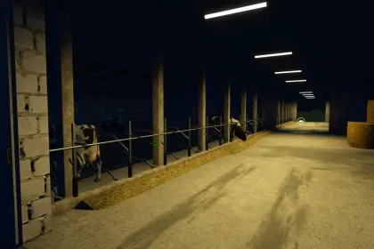 Authentischer Stall Old Polish Cowbarn — Kuhstall für 70 Köpfe für FS25 — 6