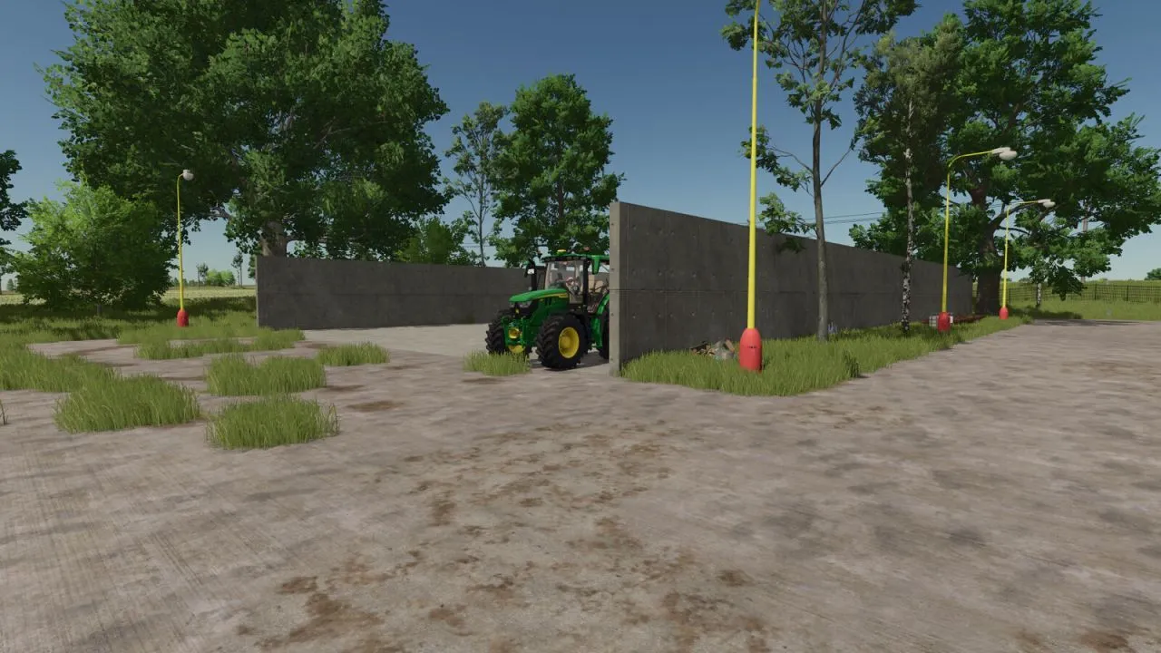 Міцні Бетонні BunkerSilos Concrete BunkerSilos для FS25 — 6 Розмірів для Силосу