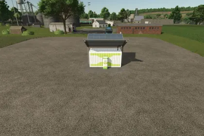 Ефективна Зарядна Станція Charging Station With Solar Panels And Storage + Електропаливний Причіп — 1