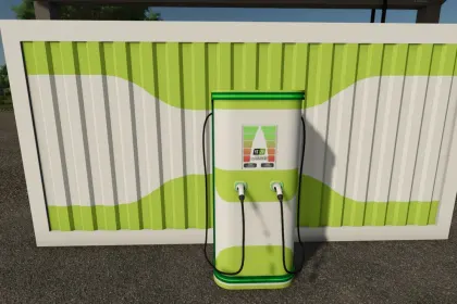 Ефективна Зарядна Станція Charging Station With Solar Panels And Storage + Електропаливний Причіп — 2
