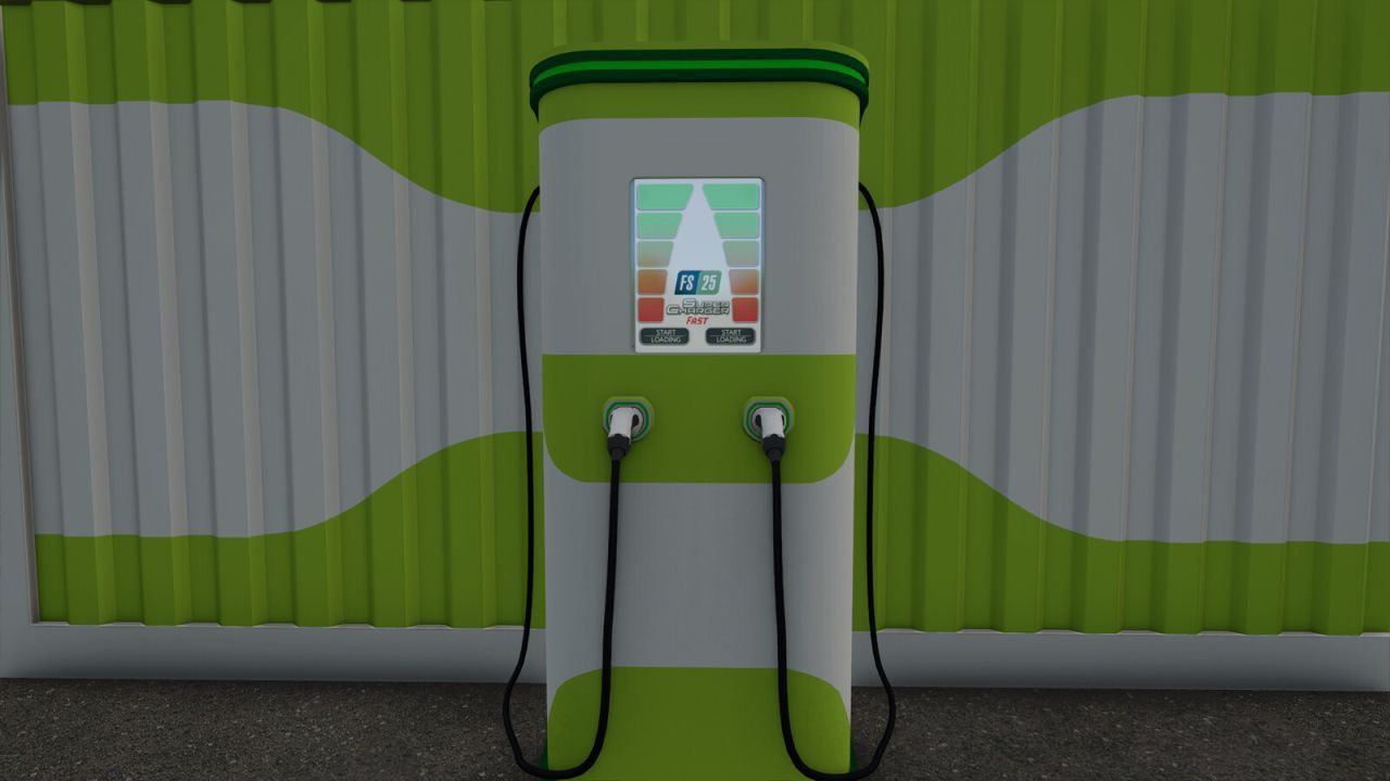 Ефективна Зарядна Станція Charging Station With Solar Panels And Storage + Електропаливний Причіп - Скріншоти