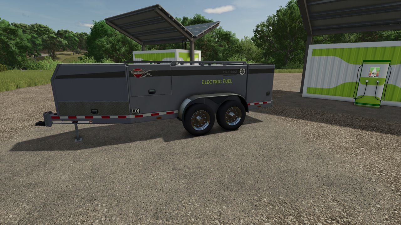 Ефективна Зарядна Станція Charging Station With Solar Panels And Storage + Електропаливний Причіп - Скріншоти