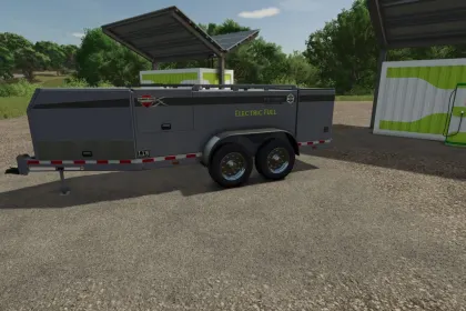 Ефективна Зарядна Станція Charging Station With Solar Panels And Storage + Електропаливний Причіп — 6