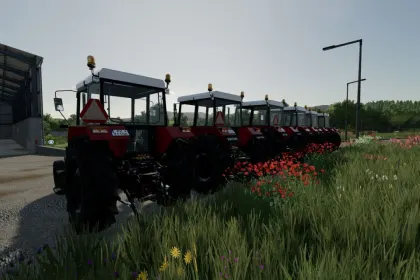 Zetor/ZTS UR4 Traktoren-Paket für Farming Simulator 22 — 5