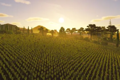 Сонячна Карта Mediterranean Italy для Farming Simulator 25 — Італійські Пагорби, Виноградники та Виробництва — 1