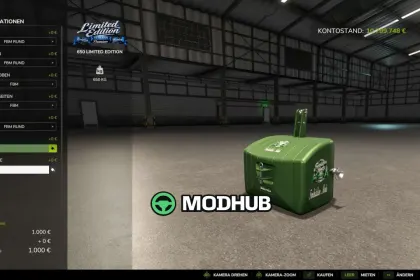 Пакет вантажів Weights Pack Limited Edition v1.0 для FS25