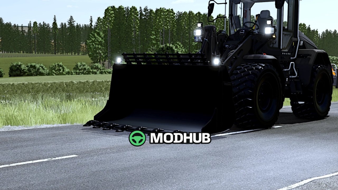 Volvo Radlader Schaufel (IC) v1.0 wheel loader bucket for FS25