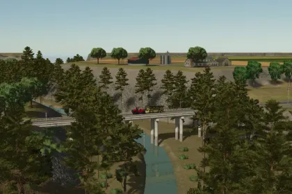 Legendäre Karte Panhandle Caprock für Farming Simulator 25 — Große Felder, Plateaus und Wälder — 1