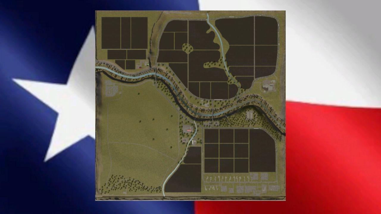 Legendäre Karte Panhandle Caprock für Farming Simulator 25 — Große Felder, Plateaus und Wälder