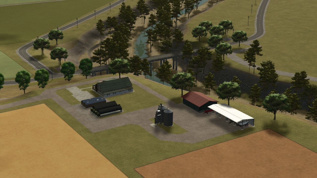 Legendäre Karte Panhandle Caprock für Farming Simulator 25 — Große Felder, Plateaus und Wälder