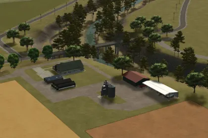Legendäre Karte Panhandle Caprock für Farming Simulator 25 — Große Felder, Plateaus und Wälder — 5
