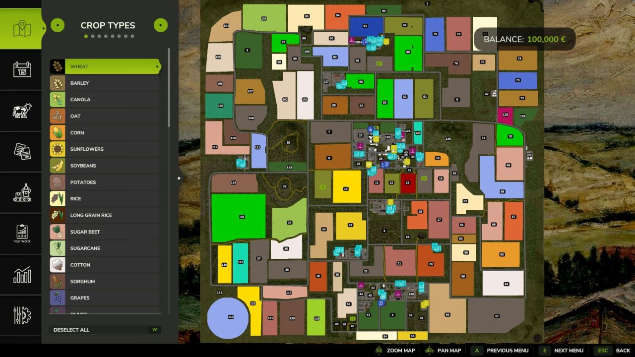 Legendary 4x Map Deutsches Eck for Farming Simulator 25 with Multifruit and Productions