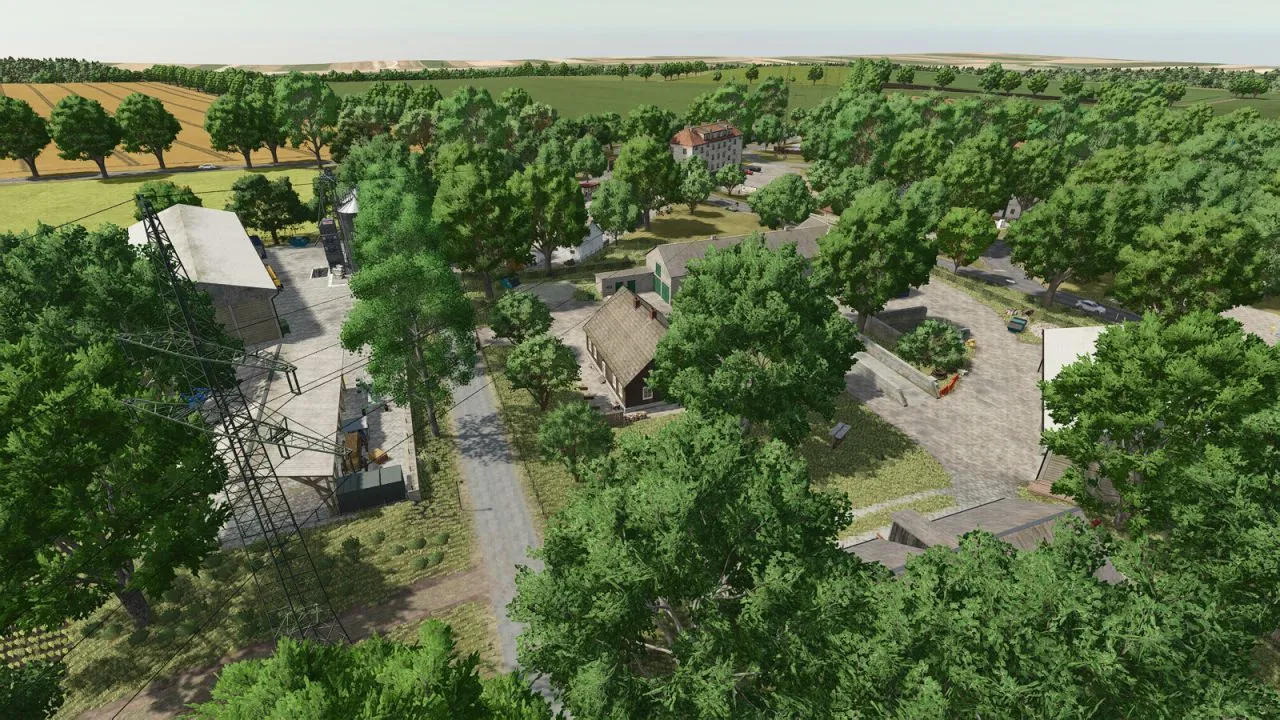 Реалістична Карта Saaleplatte (Pfuhlsborn) для Farming Simulator 25 — Нові Ферми та Контракти