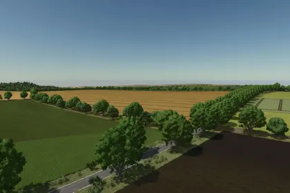 Реалістична Карта Saaleplatte (Pfuhlsborn) для Farming Simulator 25 — Нові Ферми та Контракти